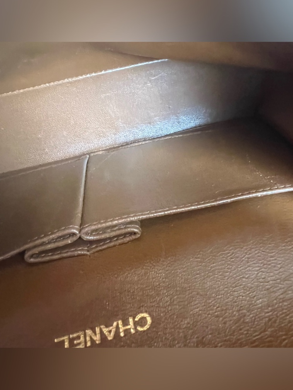 Rare🤎Chanel Classic Double Flap Brown Quilted Lambskin within 24K Gold Plated - Picture 16 of 16